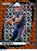 Joe Milton III 2024 Prizm RC Orange Lazer New England Patriots