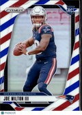 Joe Milton III 2024 Panini Prizm RC Red White and Blue New England Patriots
