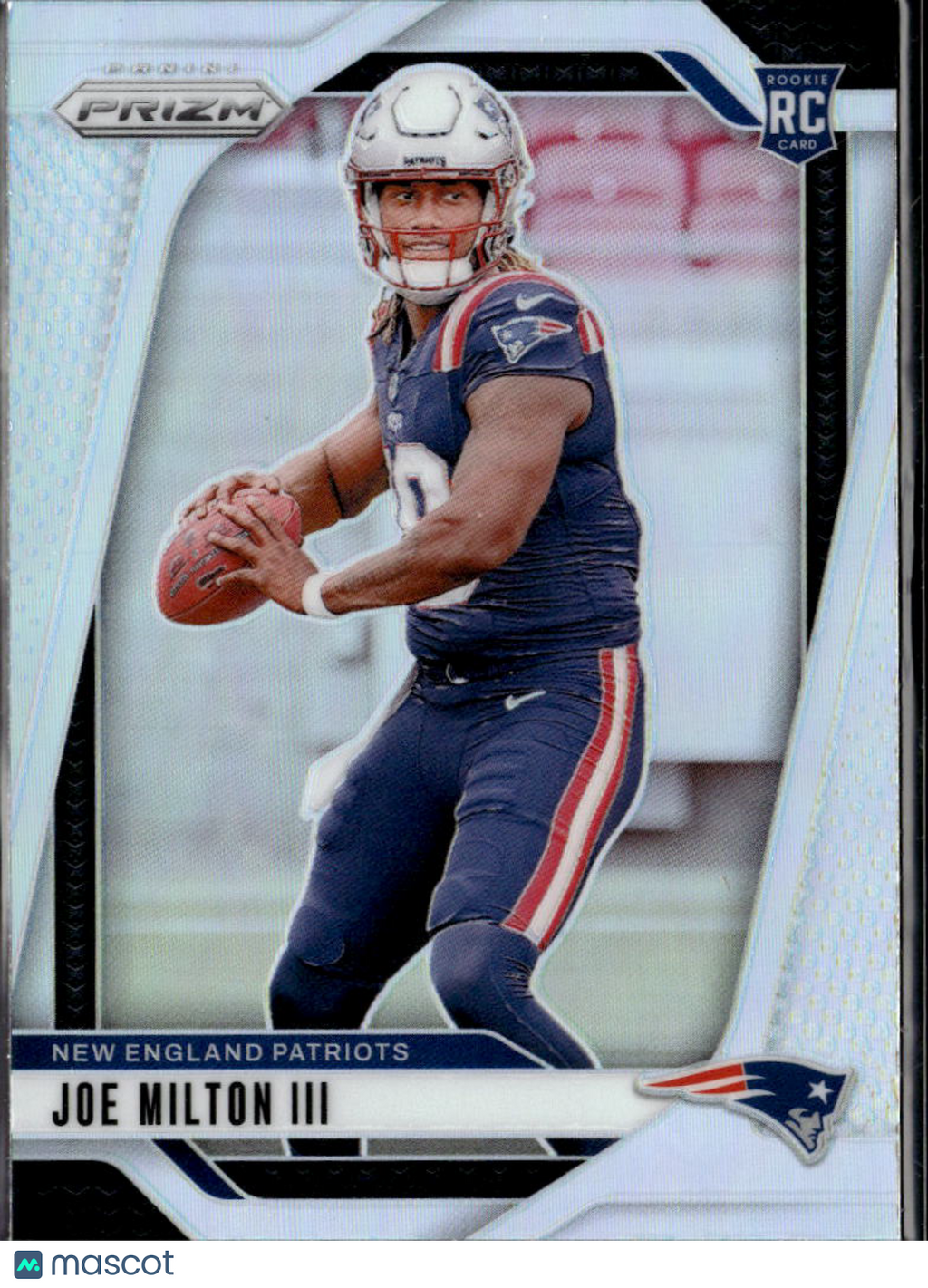 Joe Milton III 2024 Prizm RC Silver Prizm Rookie New England Patriots