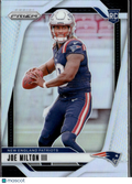 Joe Milton III 2024 Prizm RC Silver Prizm Rookie New England Patriots