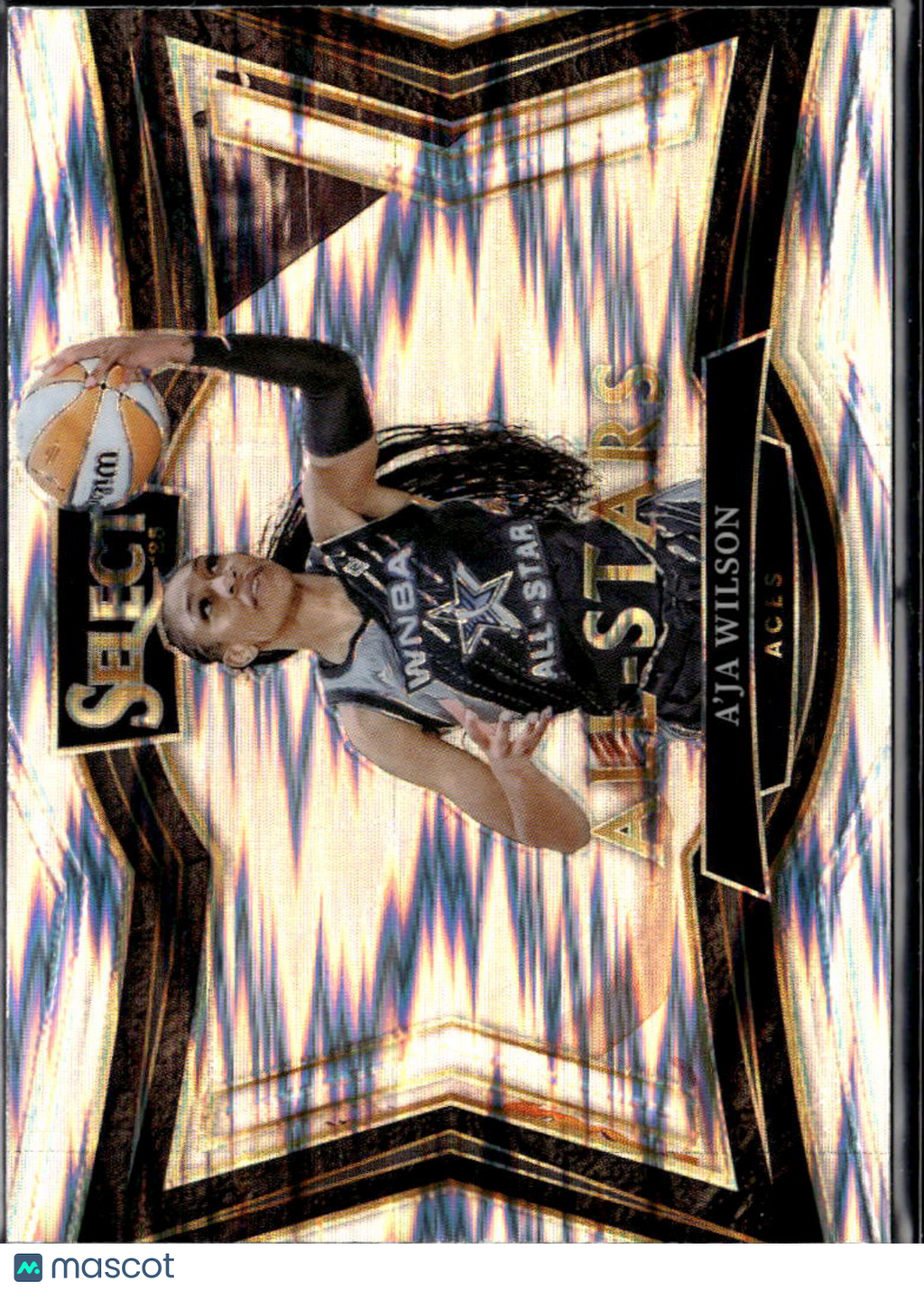 A'ja Wilson 2025 Panini Select WNBA Shock Prizm Las Vegas Aces