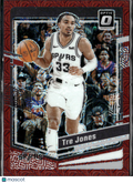 Tre Jones 2023-24 Optic Red Choice 17/88 San Antonio Spurs