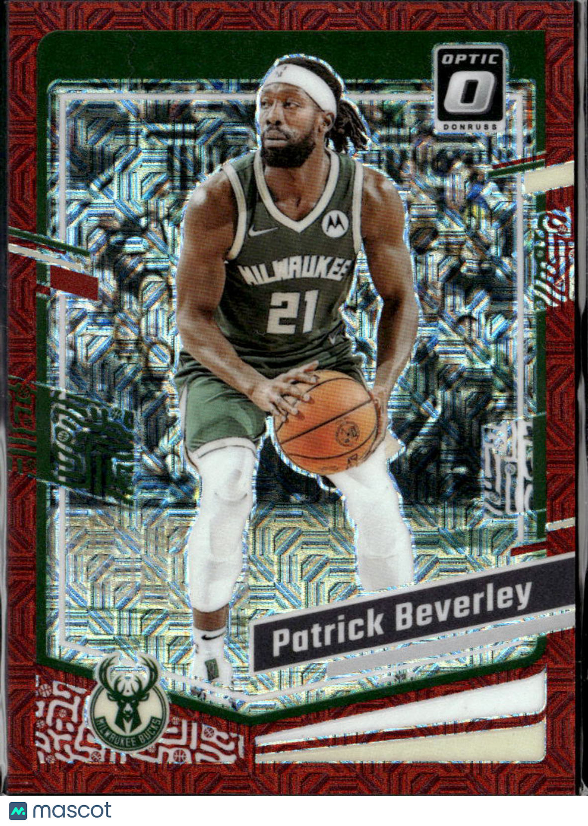 Patrick Beverley 2023-24 Optic Red Choice 4/88 Milwaukee Bucks