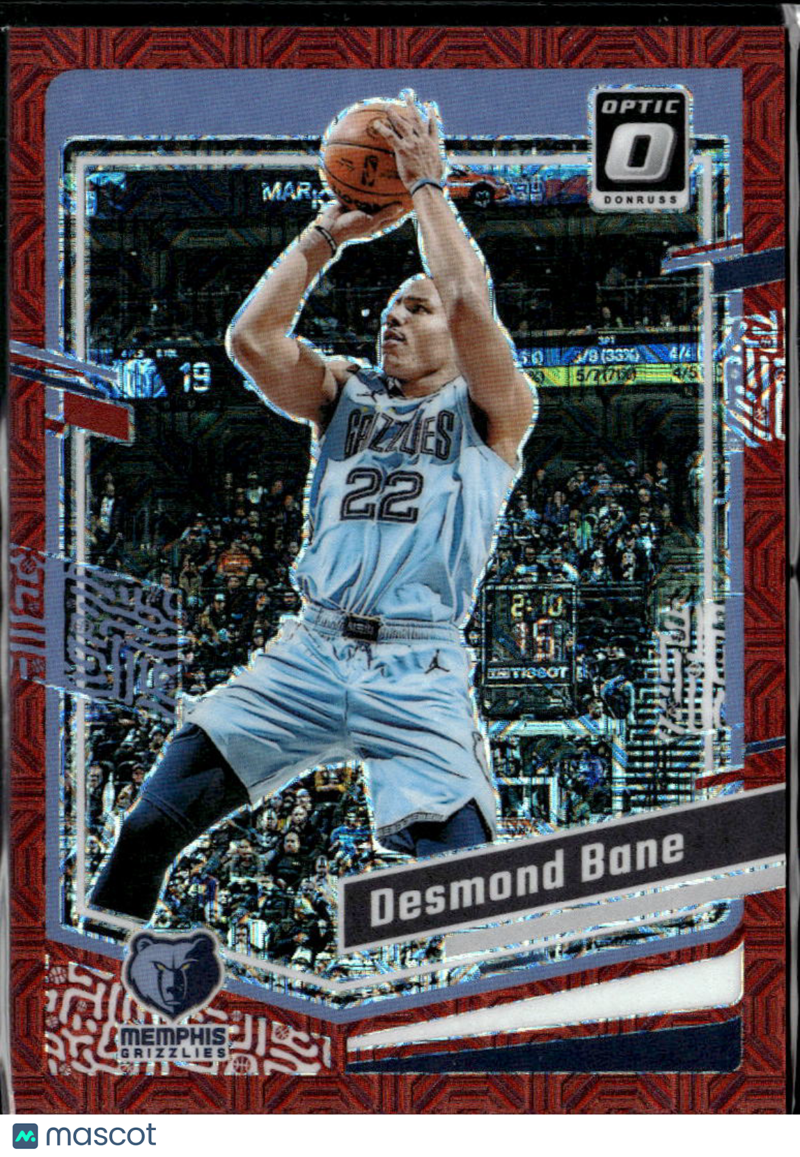 Desmond Bane 2023-24 Optic Red Choice 9/88 Memphis Grizzlies