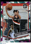 Shaedon Sharpe 2023-24 Optic Jazz Prizm SSP Portland Trail Blazers