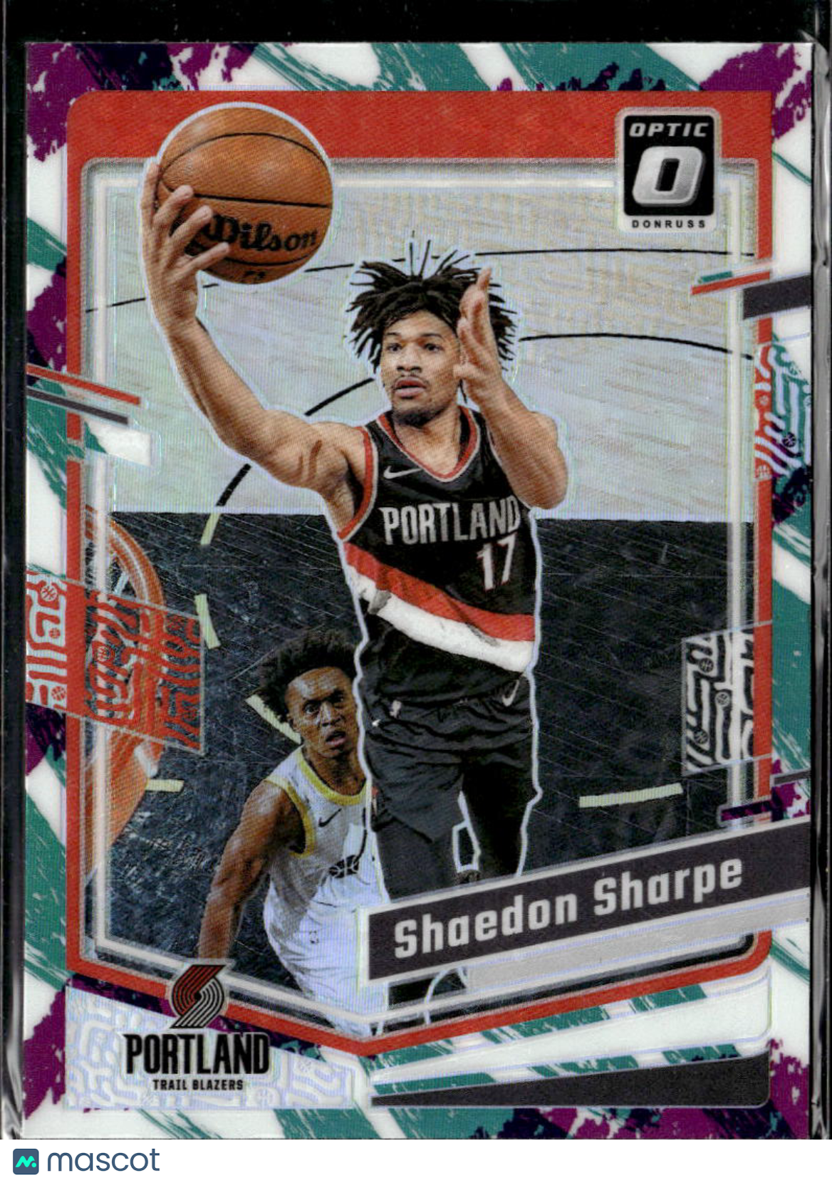 Shaedon Sharpe 2023-24 Optic Jazz Prizm SSP Portland Trail Blazers