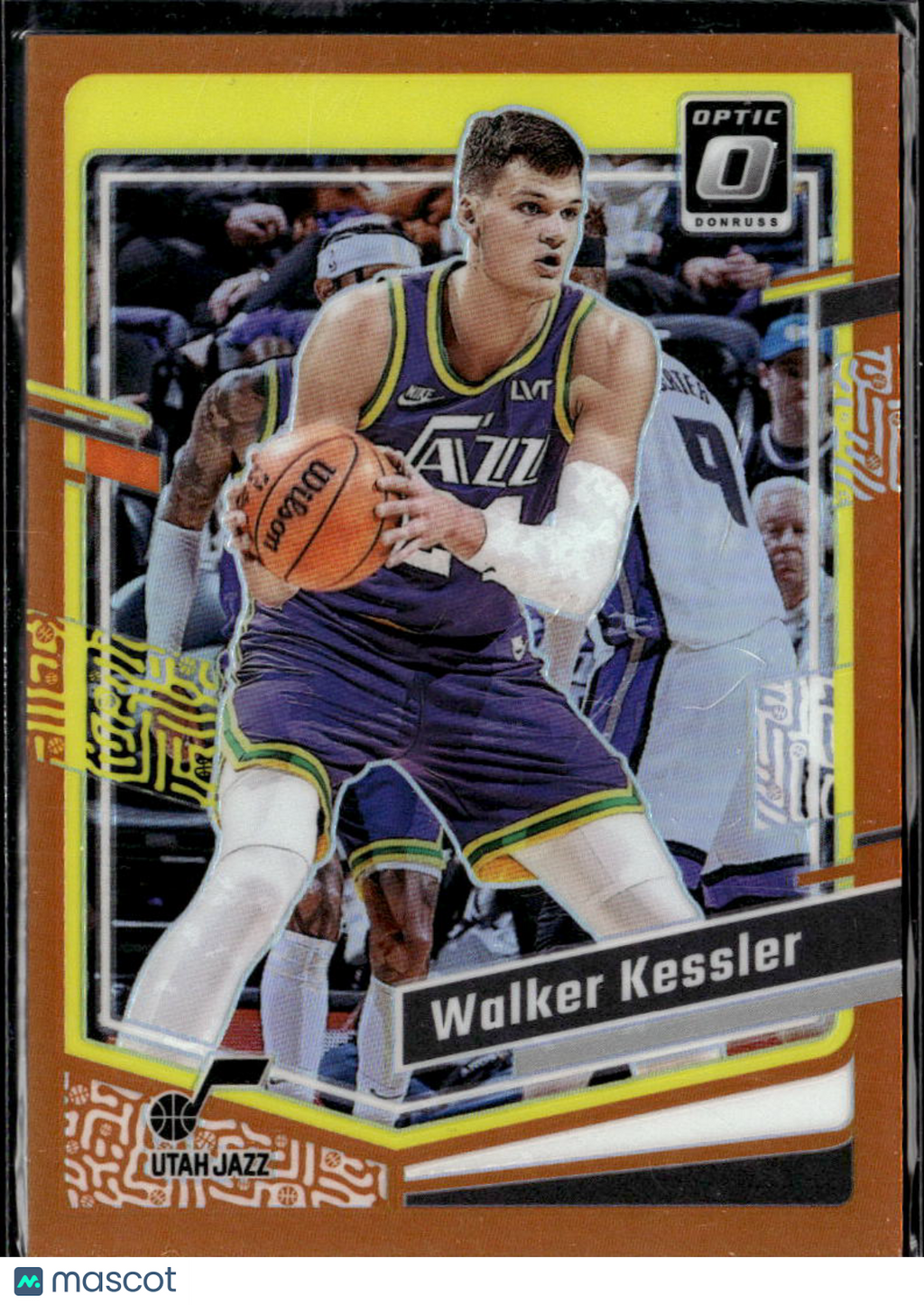 Walker Kessler 2023-24 Optic Orange Prizm 66/199 Utah Jazz