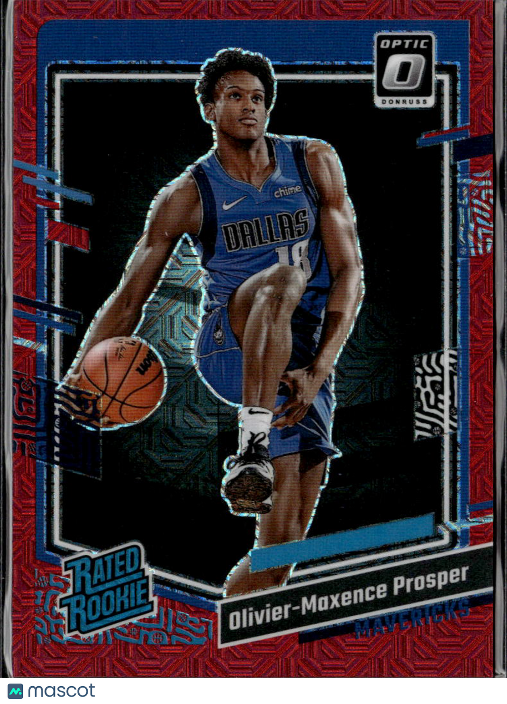 Olivier-Maxence Prosper 2023-24 Optic Rated Rookie Red Choice 15/88 Mavericks