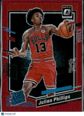 Julian Phillips 2023-24 Optic Rated Rookie Red Choice 10/88 Chicago Bulls