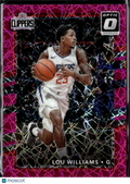 Lou Williams 2017-18 Optic Pink Velocity 42/79 Los Angeles Clippers