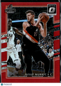 Jusuf Nurkic 2017-18 Optic Red 65/99 Portland Trail Blazers