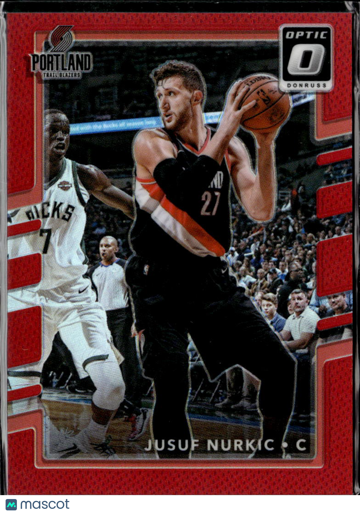 Jusuf Nurkic 2017-18 Optic Red 65/99 Portland Trail Blazers