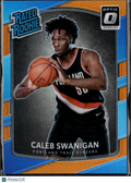 Caleb Swanigan 2017-18 Optic Orange Rated Rookie /199 Portland Trail Blazers