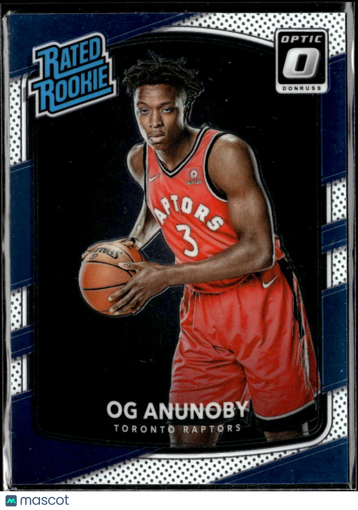 OG Anunoby 2017-18 Optic Rated Rookie RC Toronto Raptors