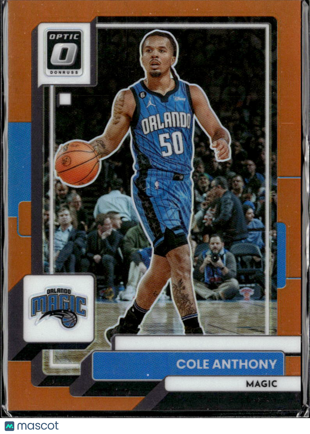 Cole Anthony 2022-23 Optic Orange Prizm 72/199 Orlando Magic