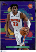 Jaden Ivey 2025 Topps Finest Purple Refractor /200 Detroit Pistons
