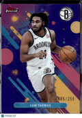 Cam Thomas 2026 Topps Finest Purple Refractor /250 Brooklyn Nets