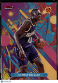 Khaman Maluach 2025 Topps Finest Oil Spill Refractor RC Phoenix Suns