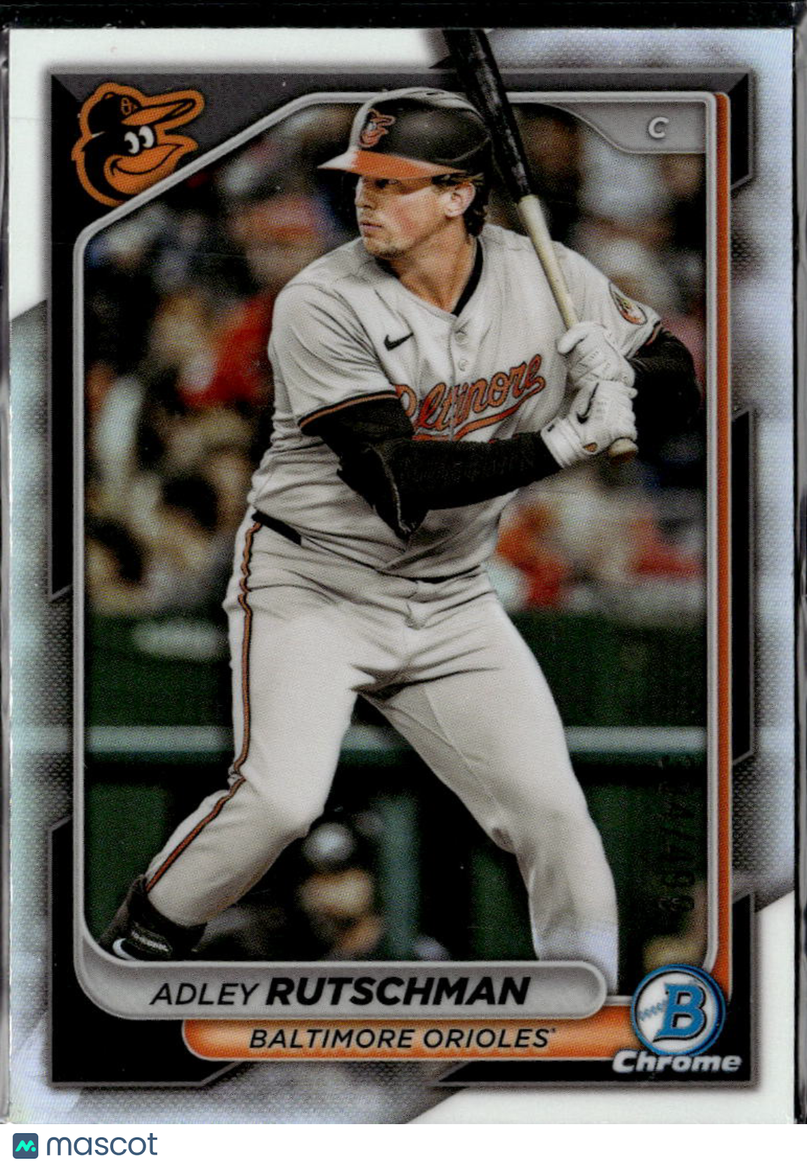 Adley Rutschman 2024 Bowman Chrome Refractor /499 Baltimore Orioles