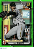 Paul Skenes 2024 Bowman Prospect Green RC 204/399 Pittsburgh Pirates