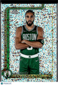 Jayson Tatum 2026 Topps Chrome Image Variation Speckle Refractor SSP Celtics