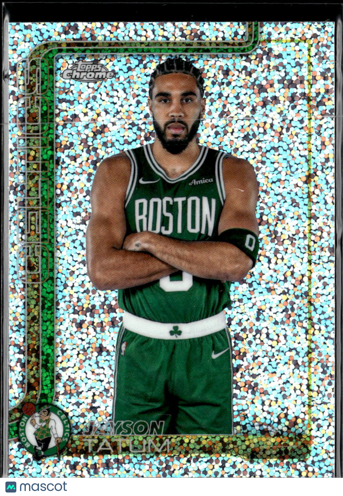 Jayson Tatum 2026 Topps Chrome Image Variation Speckle Refractor SSP Celtics
