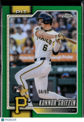 Konnor Griffin 2026 Topps Chrome Green Refractor Rookie 58/99 Pittsburgh Pirates