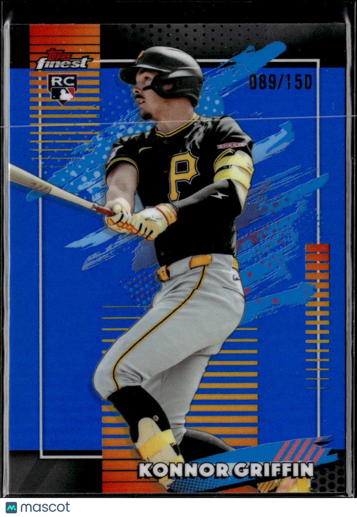Konnor Griffin 2026 Topps Finest Blue Refractor RC 89/150 Pittsburgh Pirates