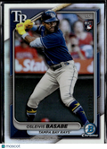 Osleivis Basabe 2024 Bowman Chrome RC Refractor /499 Tampa Bay Rays