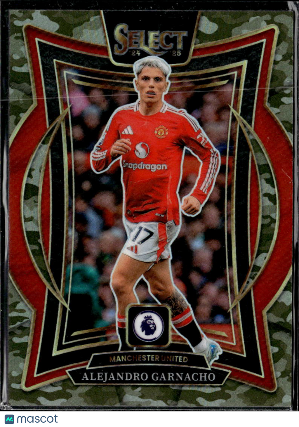 Alejandro Garnacho 2025 Select Premier Soccer Camo /150 Manchester United