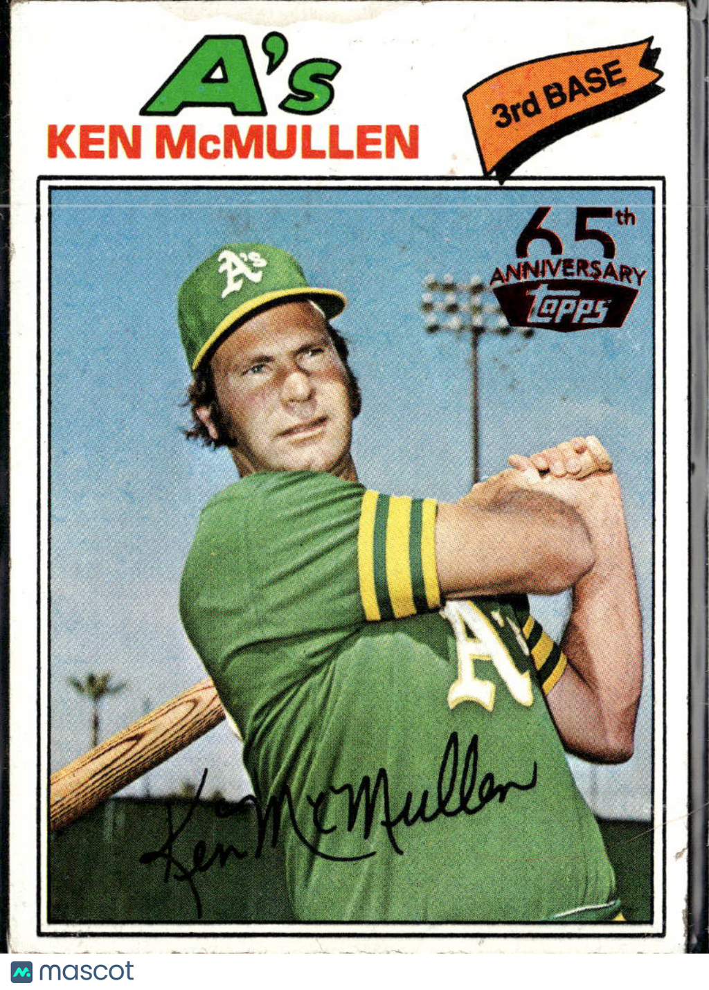 Ken McMullen 2016 Topps 65th Anniversary #181 Oakland Athletics