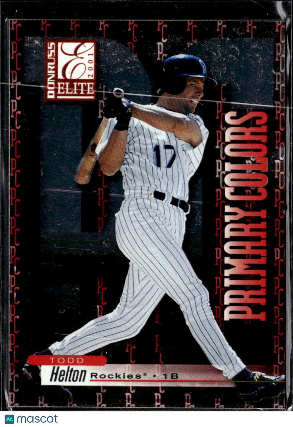 Todd Helton 2001 Donruss Elite Primary Colors /975 Colorado Rockies