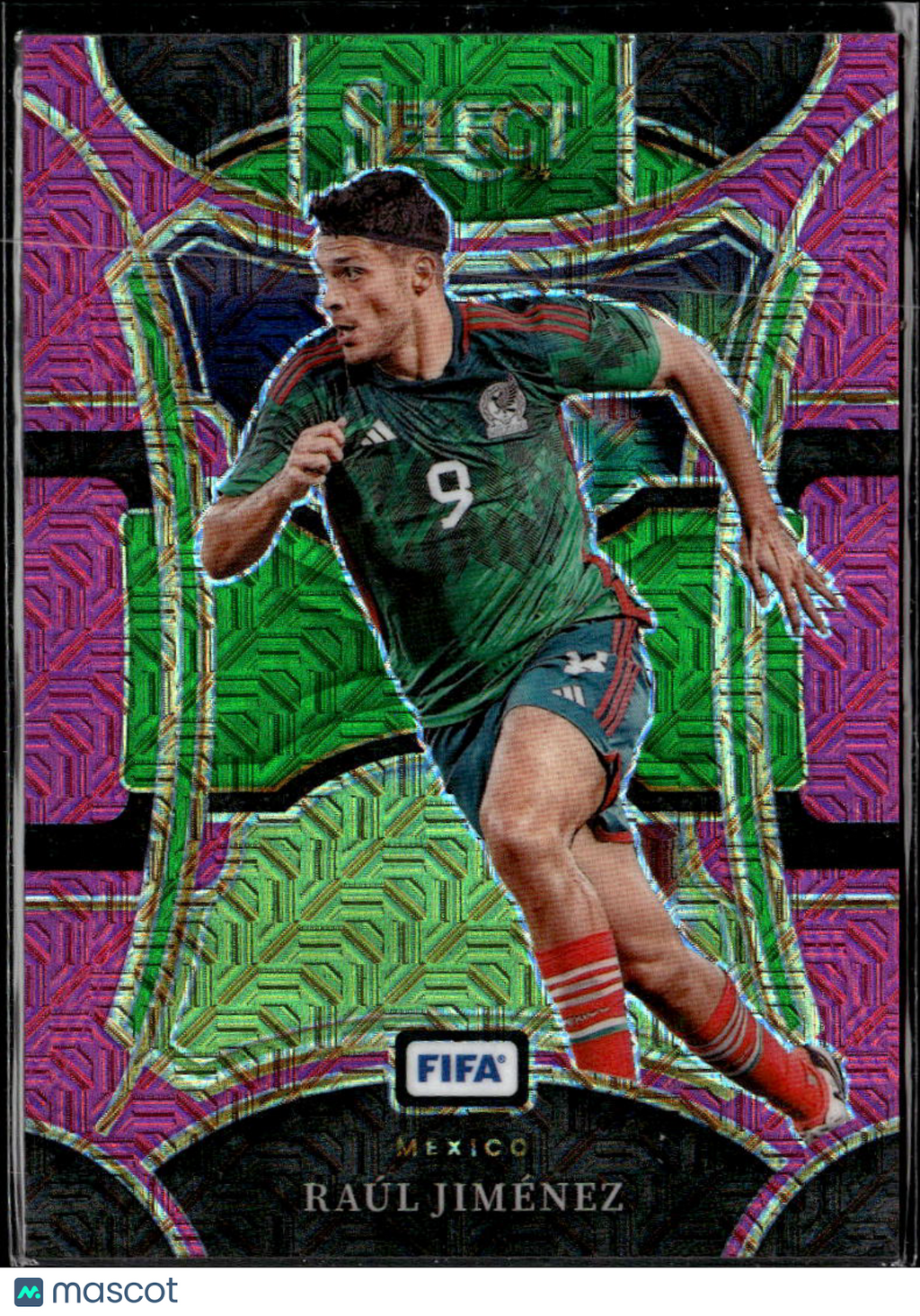 Raul Jimenez 2024 Select FIFA Soccer Mezzanine Pink /199 Mexico