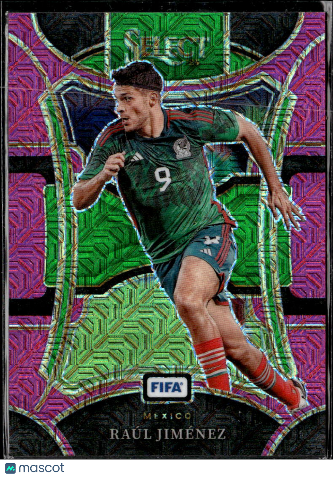 Raul Jimenez 2024 Select FIFA Soccer Mezzanine Pink /199 Mexico