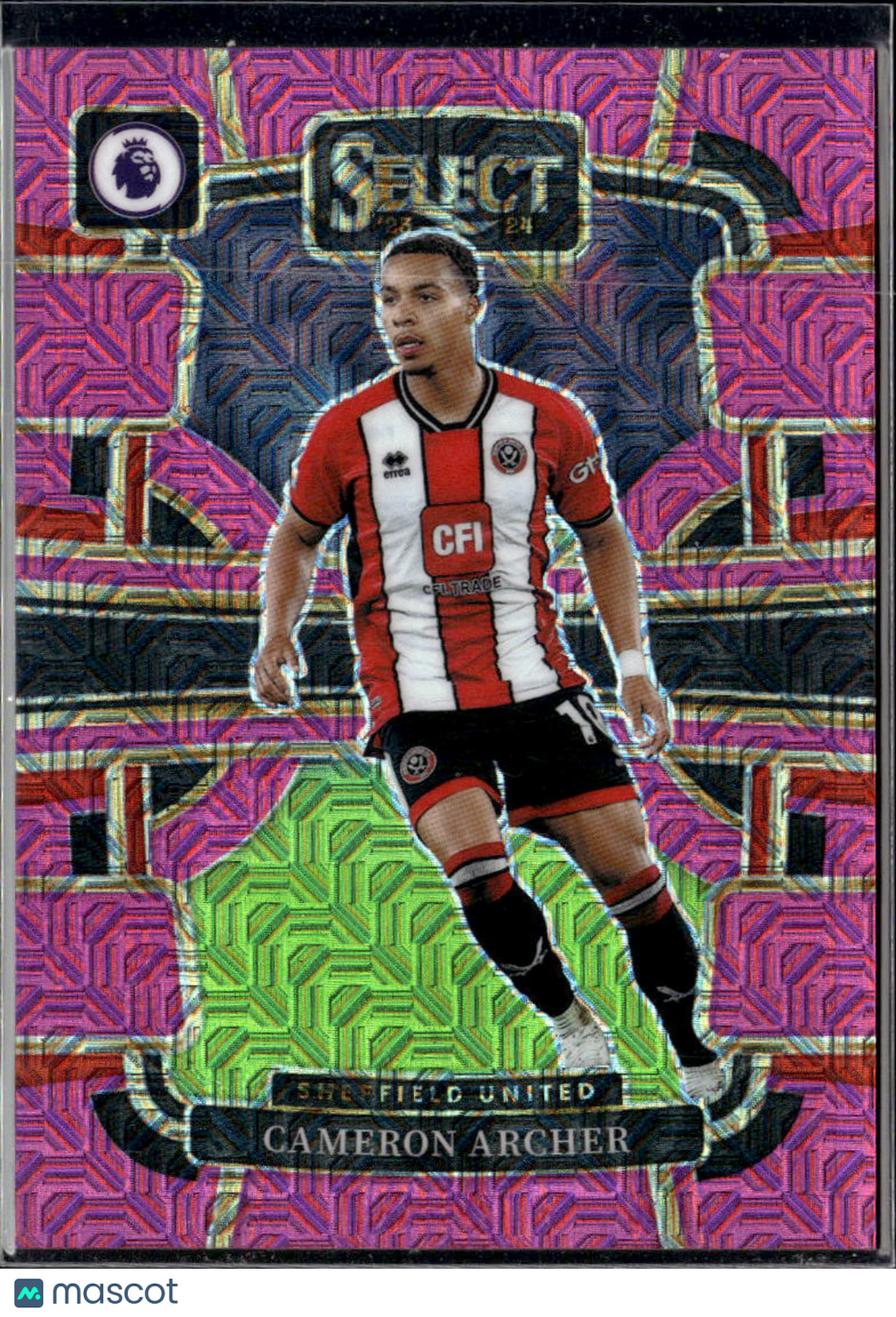 Cameron Archer 2024  Select Premier Soccer Pink Mojo /325 Sheffield United