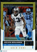 Kelvin Benjamin 2017 Score Gold Zone 15/50 Carolina Panthers