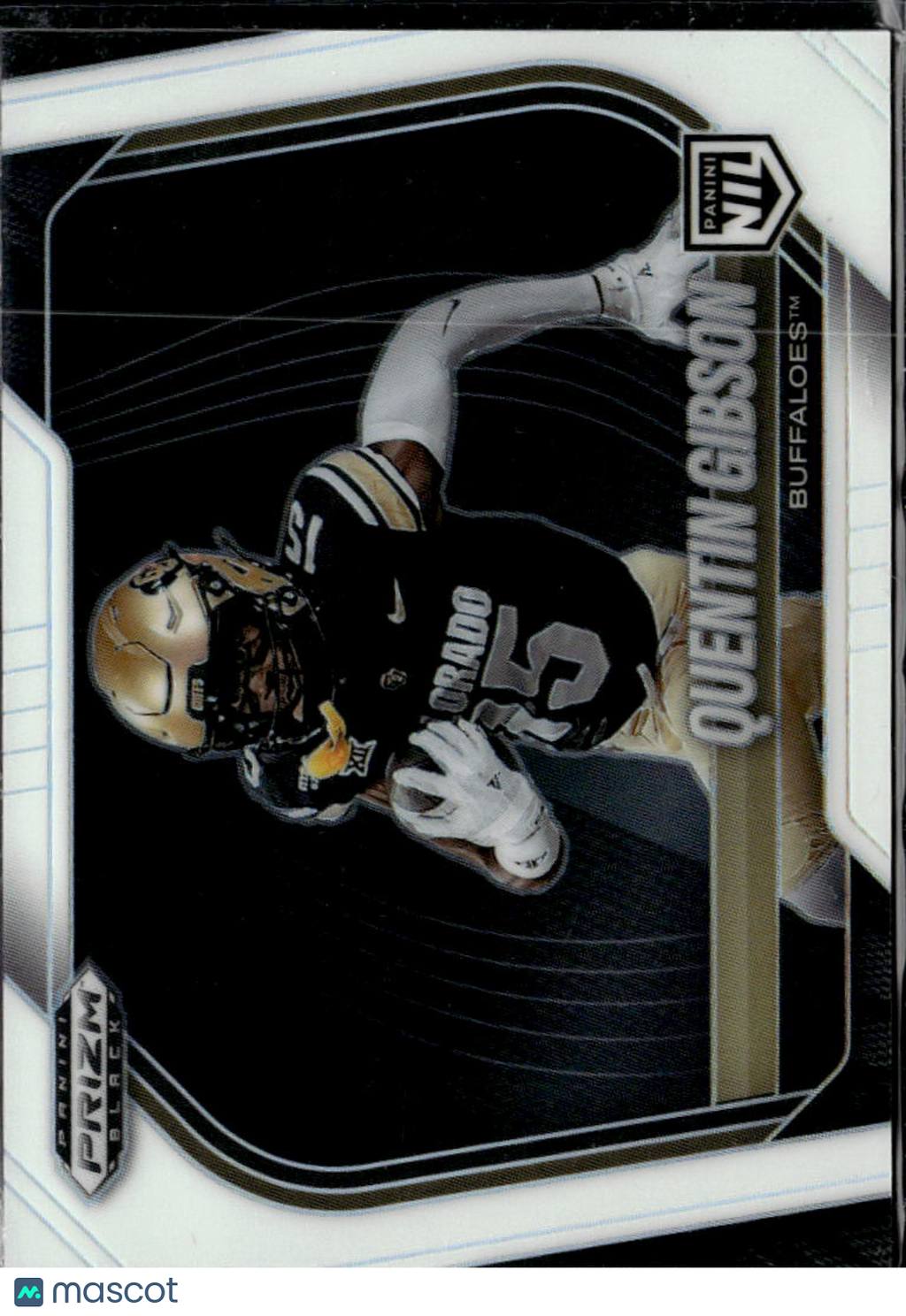 Quentin Gibson 2025 Prizm Black White Prizm RC /175 Colorado Buffaloes