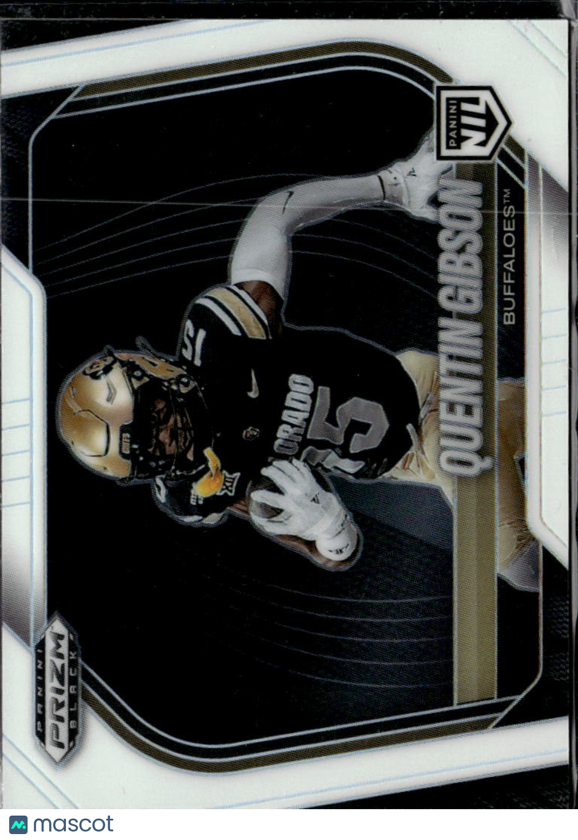 Quentin Gibson 2025 Prizm Black White Prizm RC /175 Colorado Buffaloes