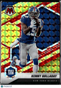 Kenny Golladay 2021 Mosaic Red Yellow /80 New York Giants