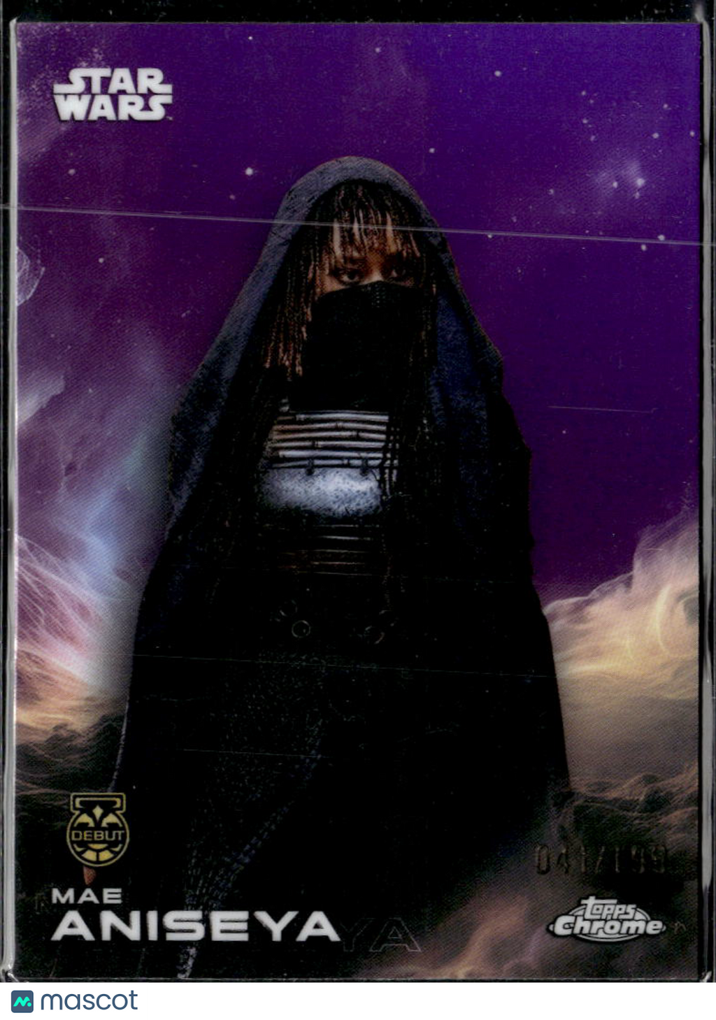 Mae Aniseya Topps Chrome Star Wars Debut Purple Refractor 41/199 #86