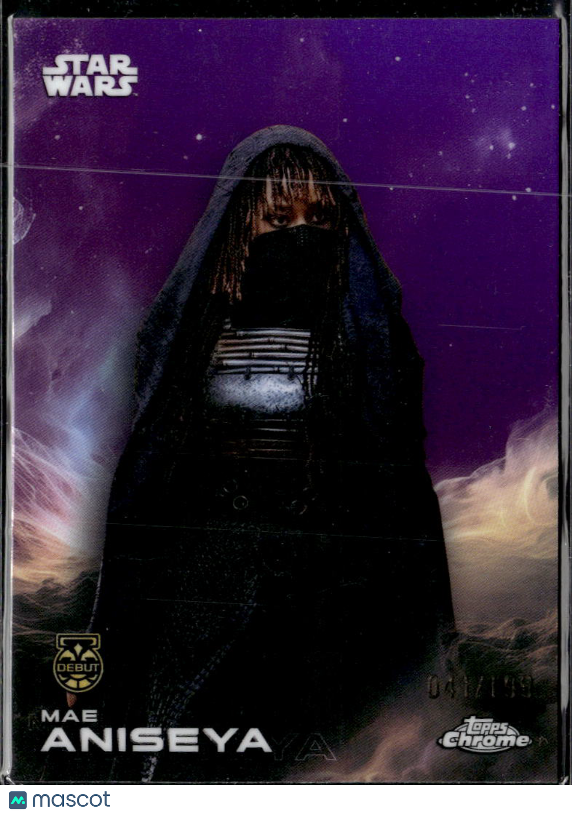Mae Aniseya Topps Chrome Star Wars Debut Purple Refractor 41/199 #86