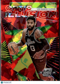 Paul George 2023 Contenders Optic Illusion Red Ice Los Angeles Clippers