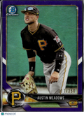Austin Meadows 2018 Bowman Chrome Purple Refractor /250 Pittsburgh Pirates
