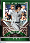 Austin Allen 2015 Elite Extra Edition Green RC 5/25 San Diego Padres