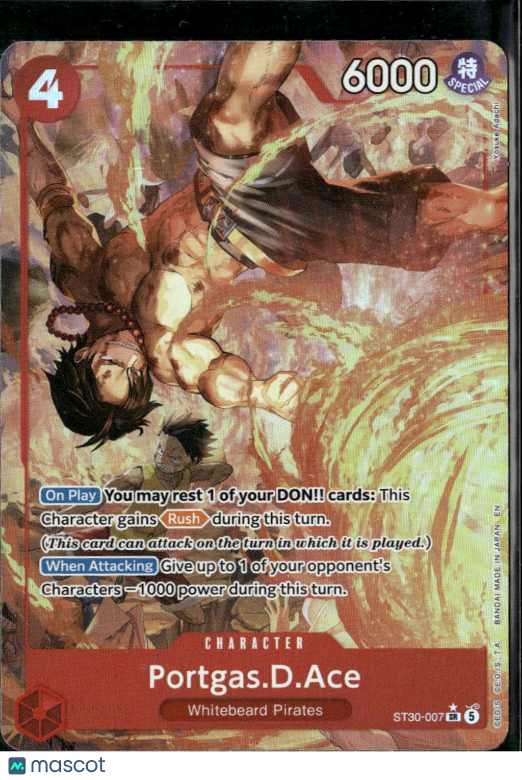 Portgas.D.Ace ST-13 3 Brothers' Bond ST13-007 Super Rare