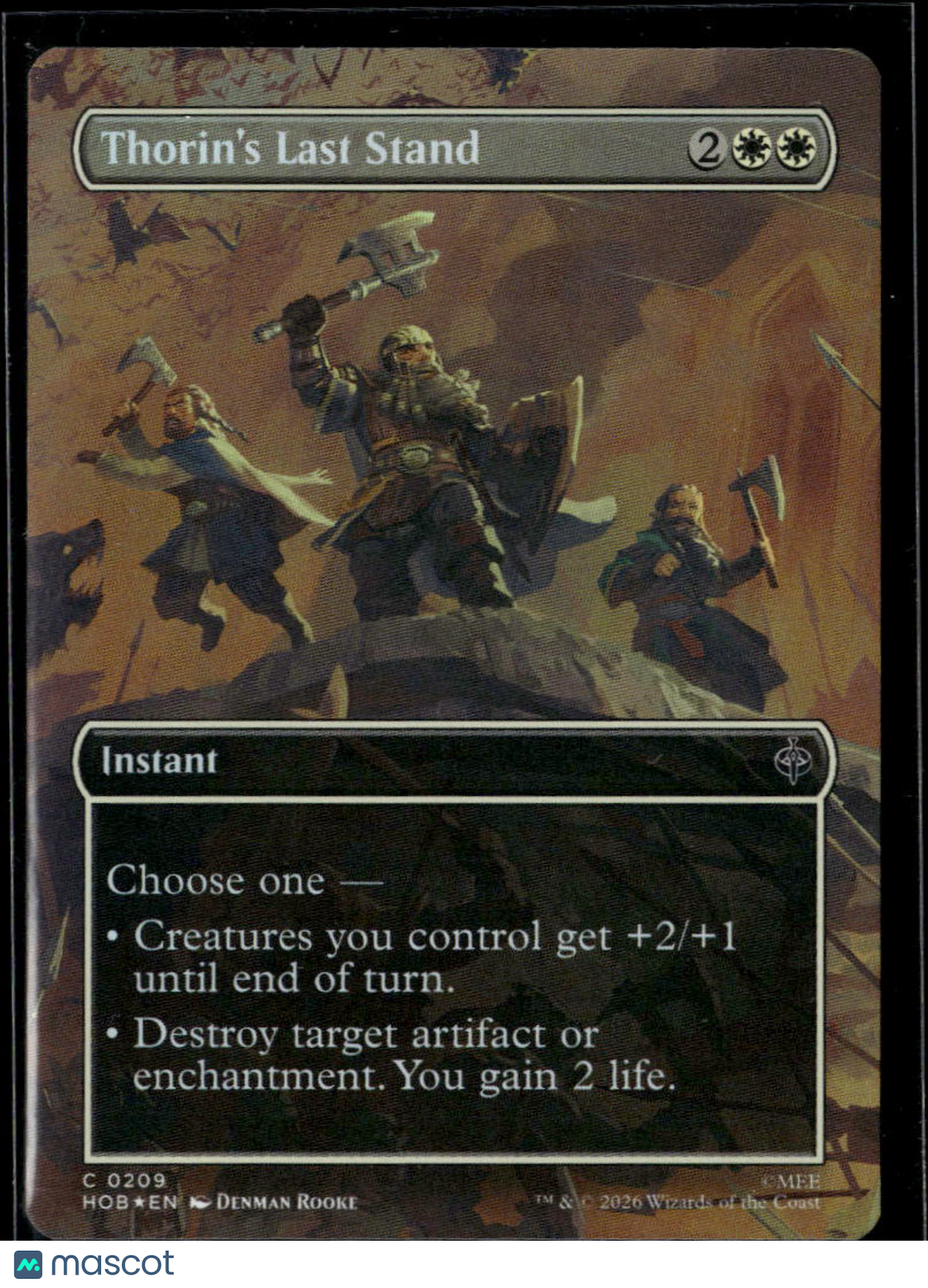 Thorin's Last Stand foil
