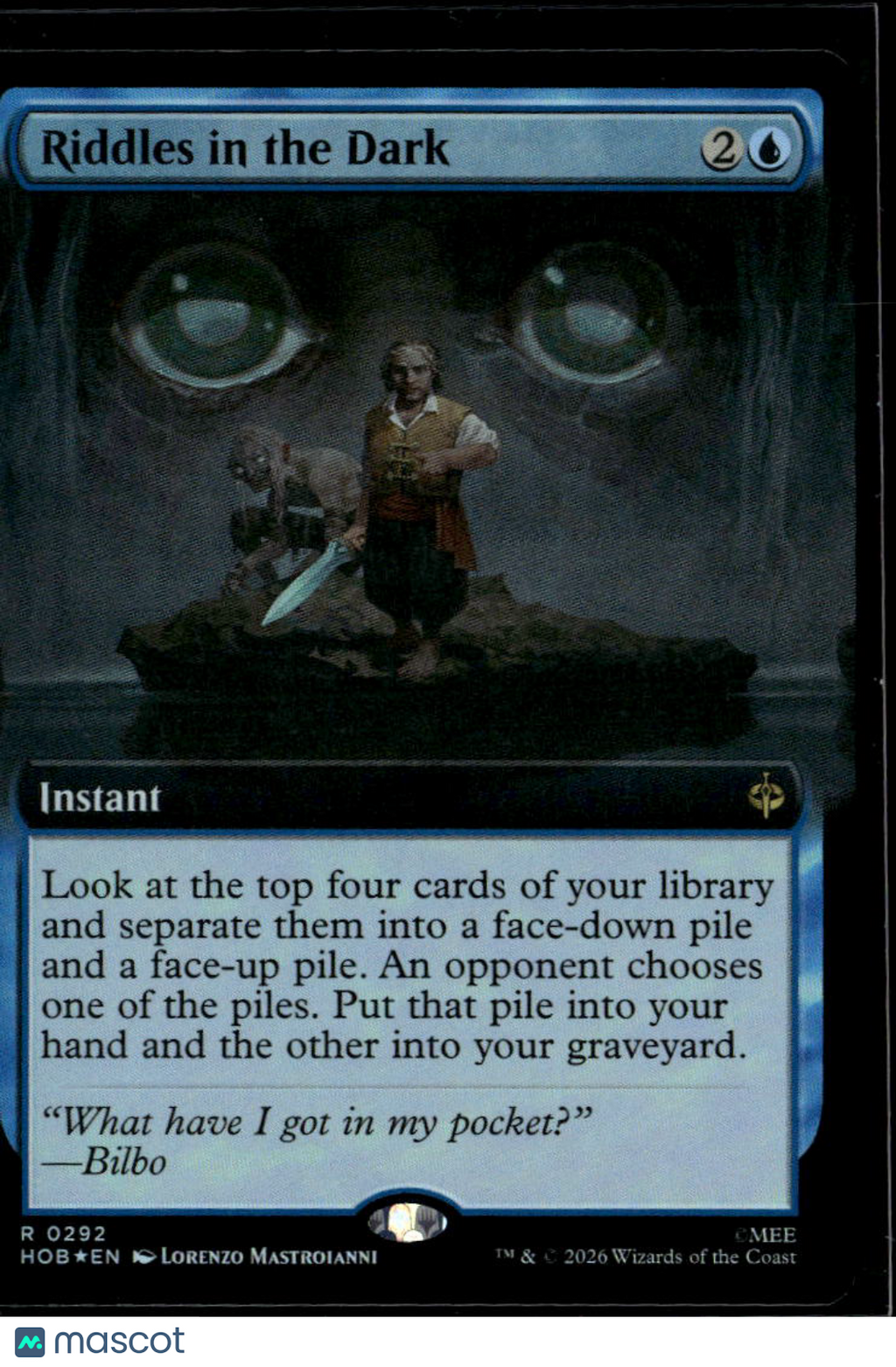Riddles in the Dark foil