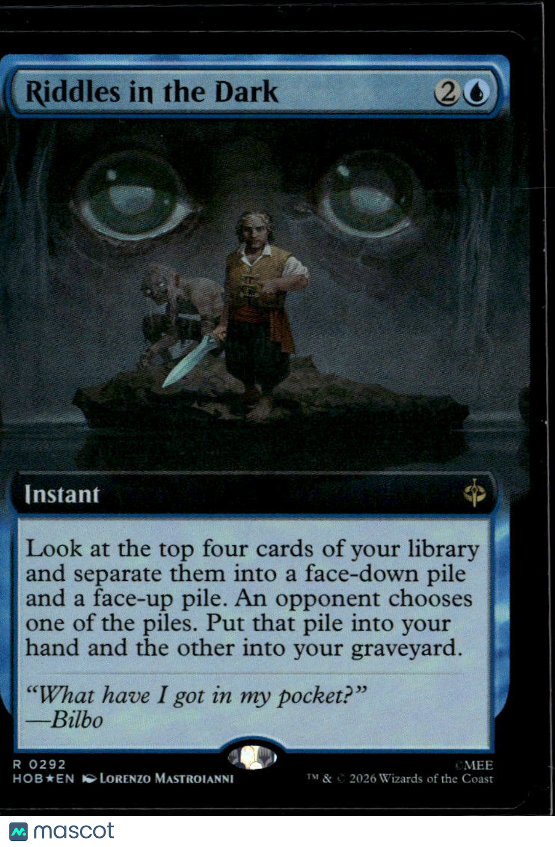 Riddles in the Dark foil