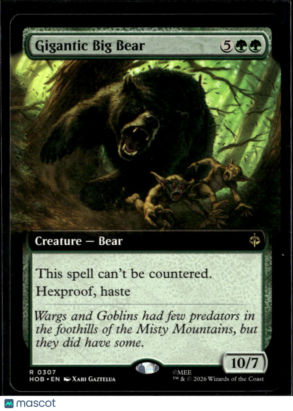 Gigantic Big Bear The Hobbit
