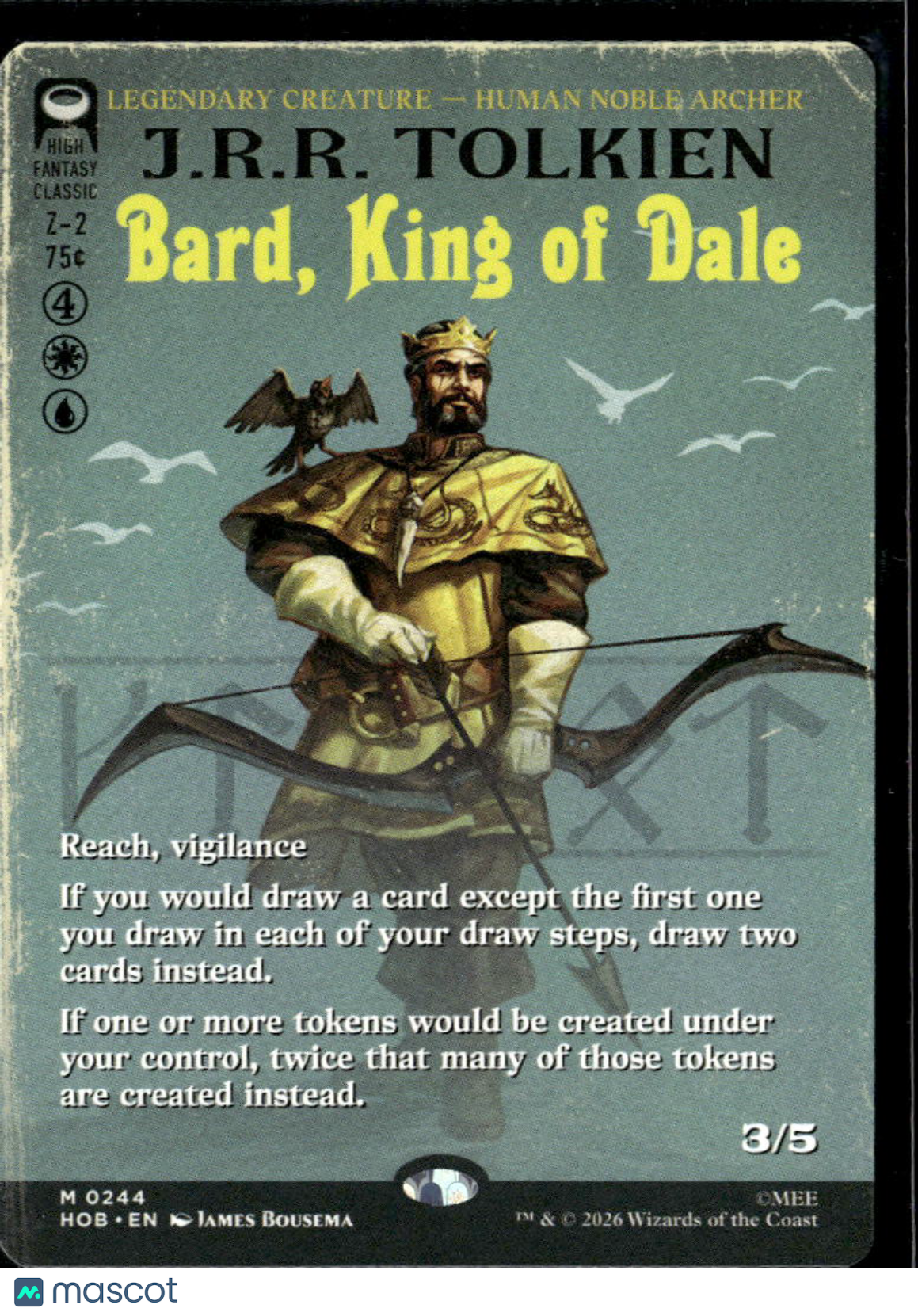 Bard, King of Dale Borderless mtg card